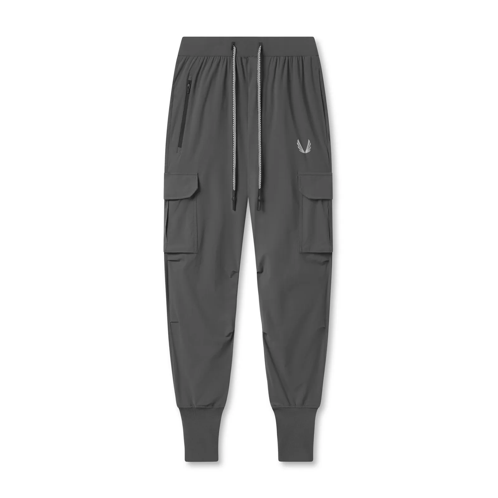 0825. Tetra-Lite™ Cargo High Rib Jogger - Space Grey "Reflective"