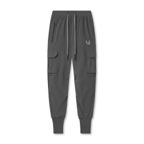 0825. Tetra-Lite™ Cargo High Rib Jogger - Space Grey "Reflective"