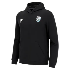 2022-2023 Cardiff Blues Travel Hoody Full Zip Cotton (Black)
