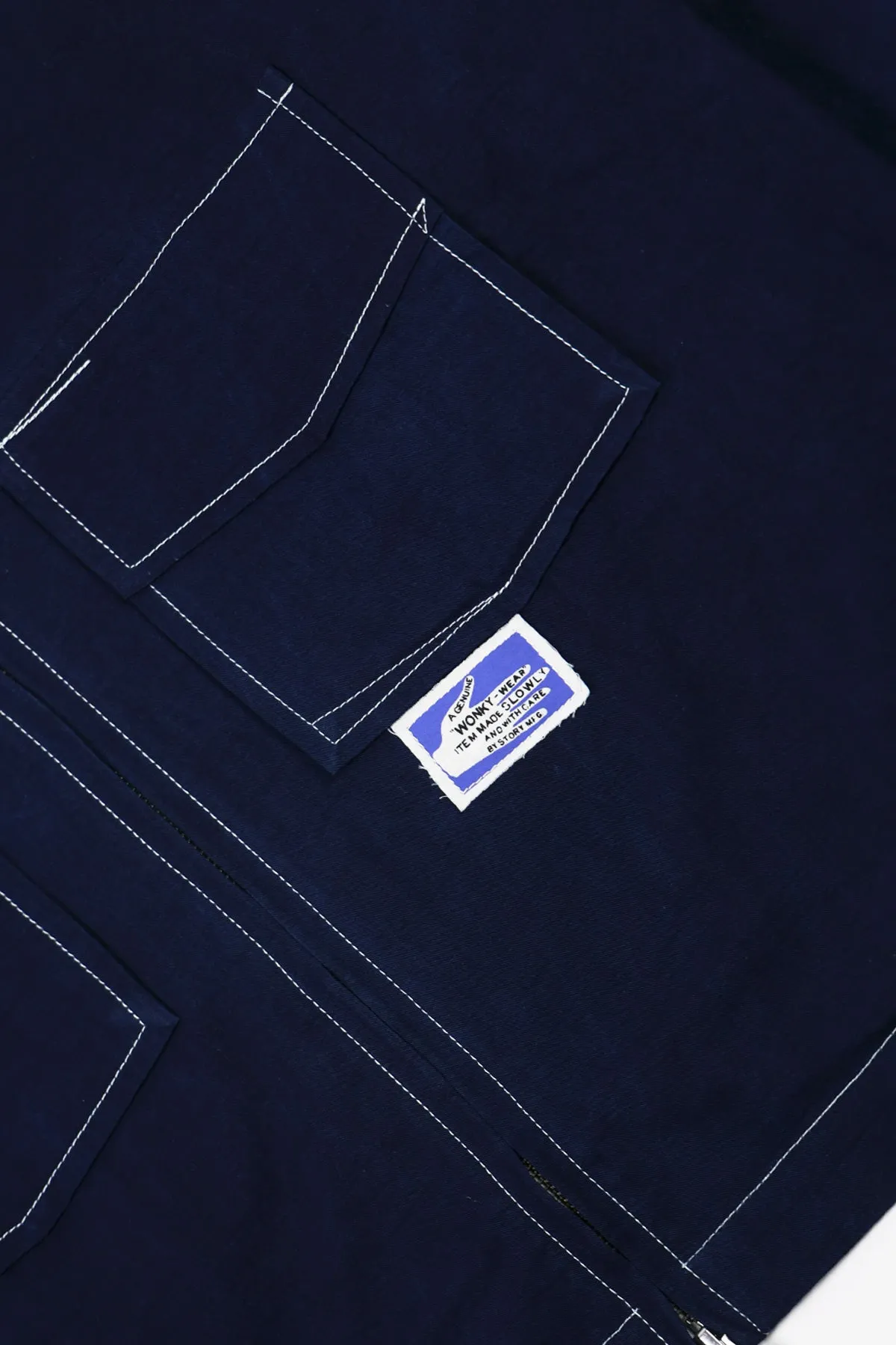 555 Shacket - Indigo Wonky-Wear