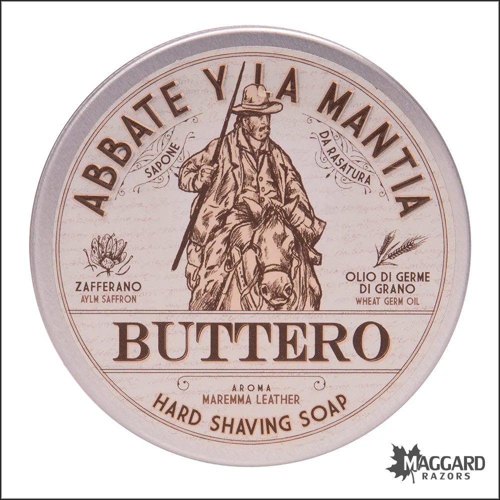 Abbate Y La Mantia Buttero Hard Shaving Soap, 80g