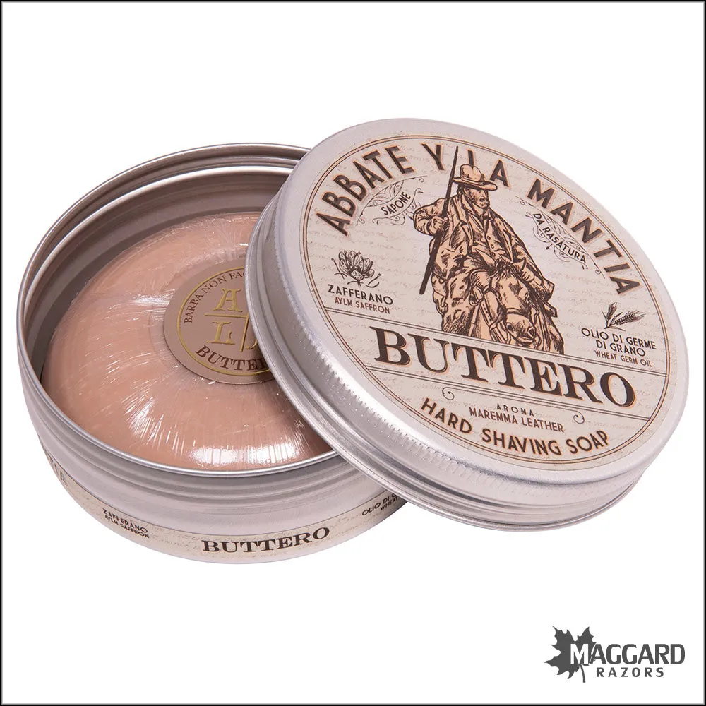 Abbate Y La Mantia Buttero Hard Shaving Soap, 80g