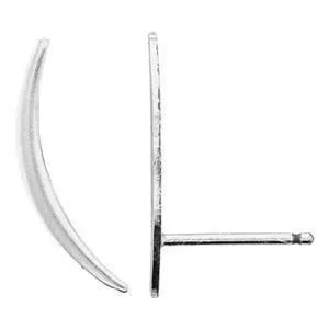 Agapantha Jewelry Lauren Crescent Ear Climber Earring