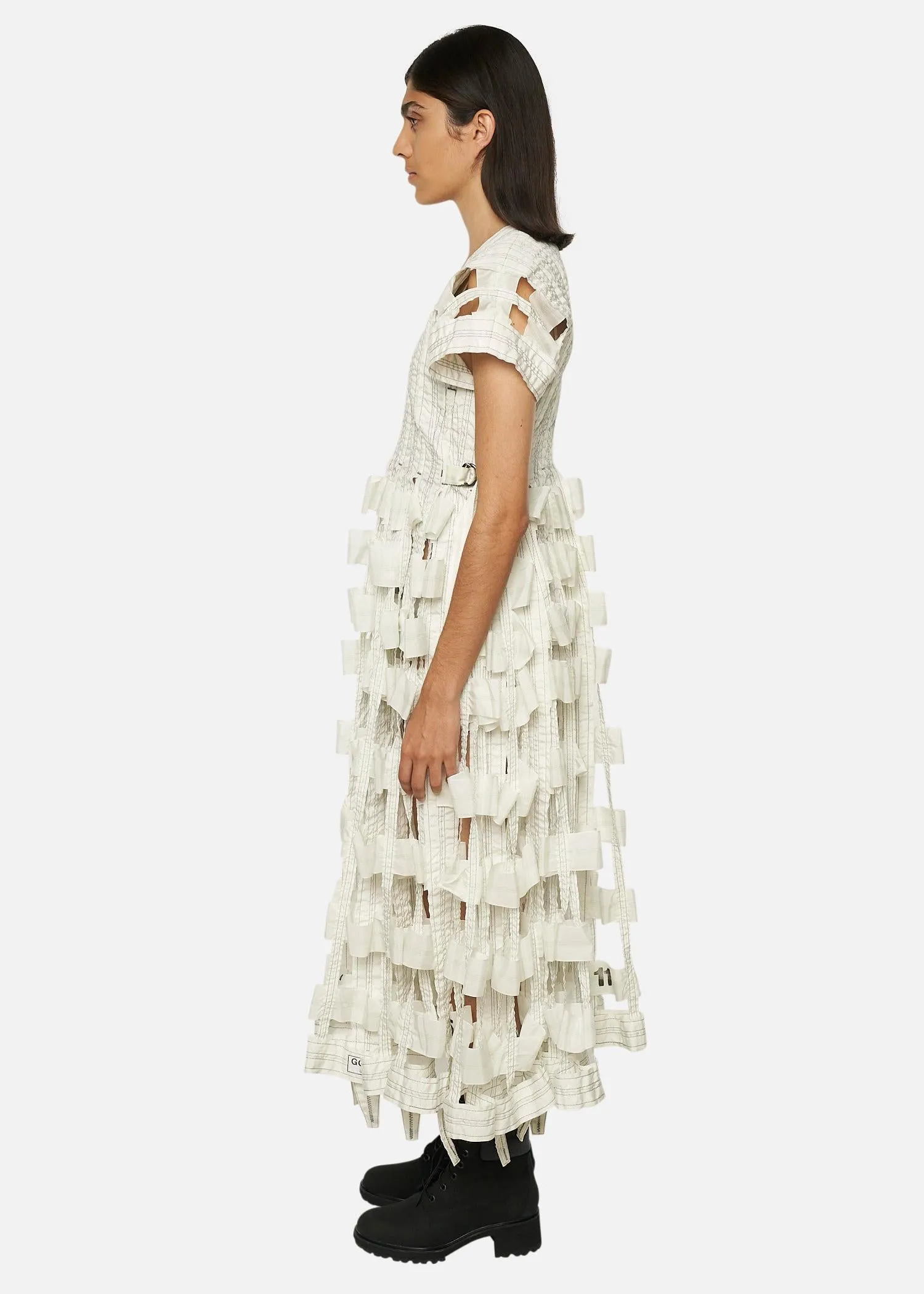AIR BRAKE DRESS WHITE