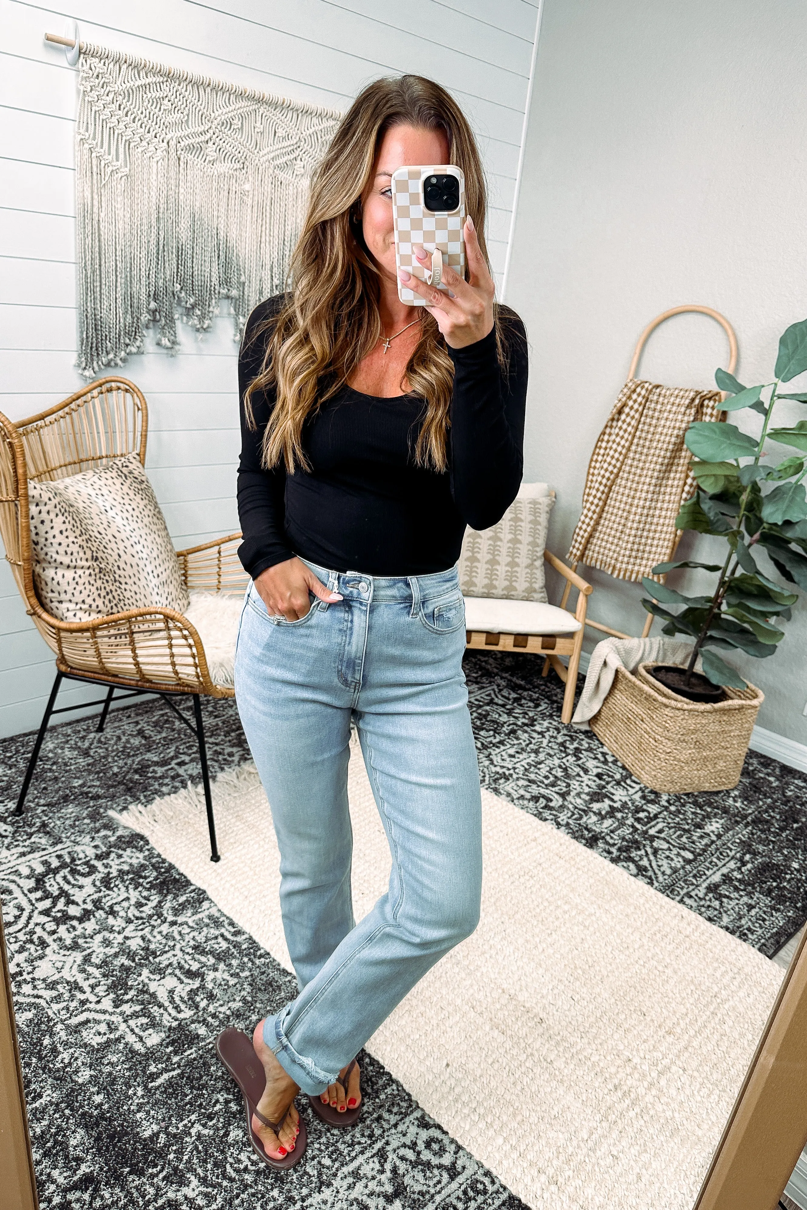 Amelia 90s Vintage Straight Jeans Plus/Reg