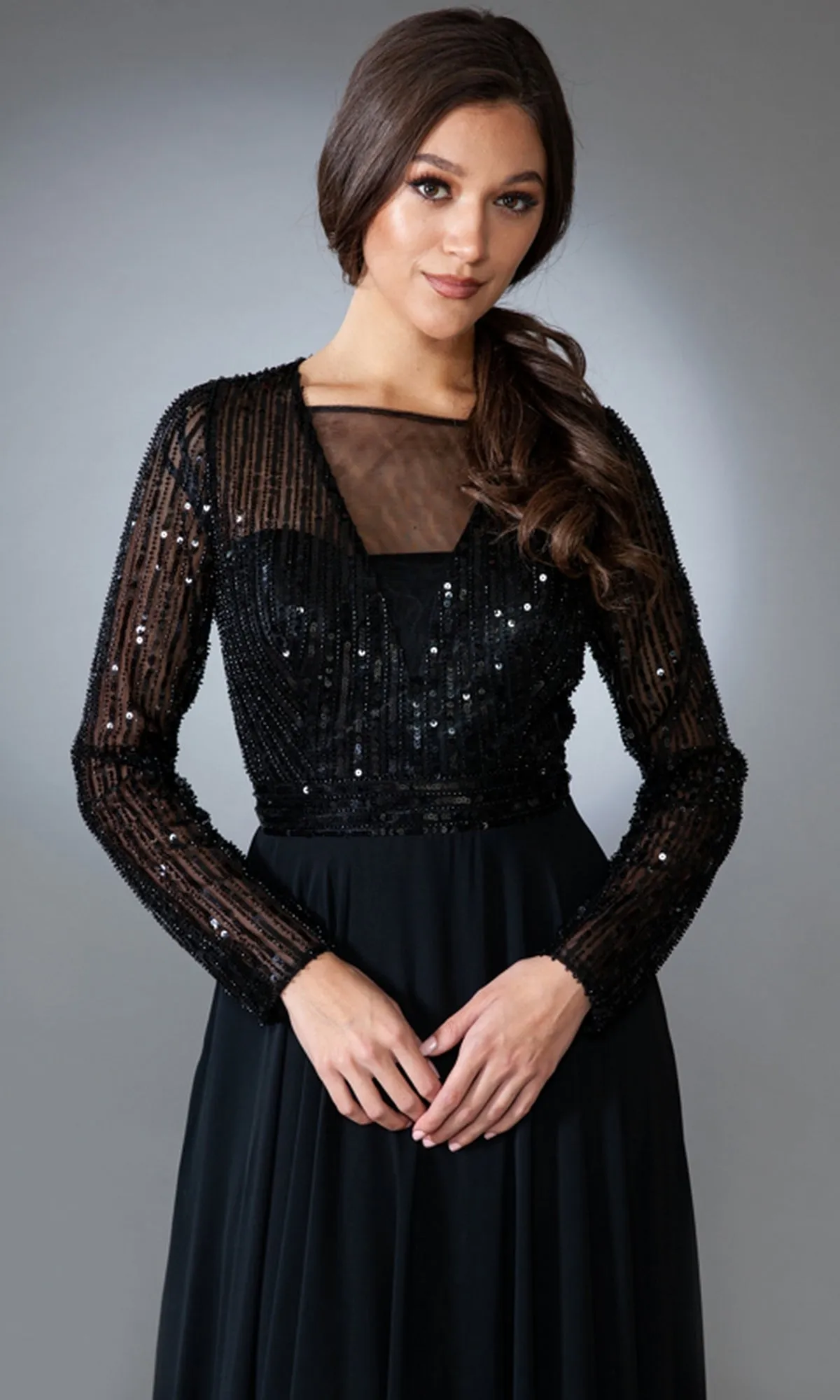 Amelia Couture Long Formal Dress 7036