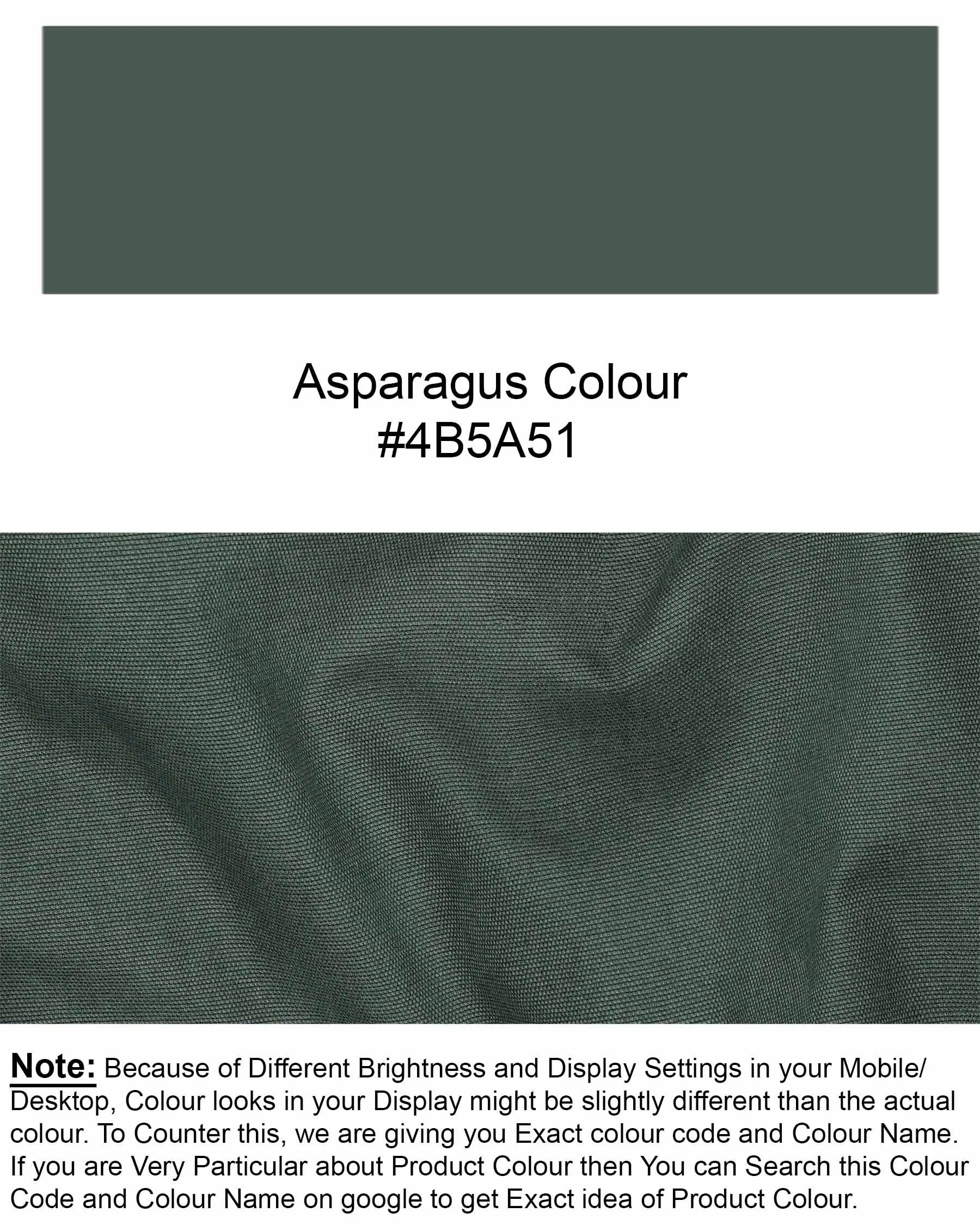 Asparagus Green Plaid Premium Cotton Nehru Jacket