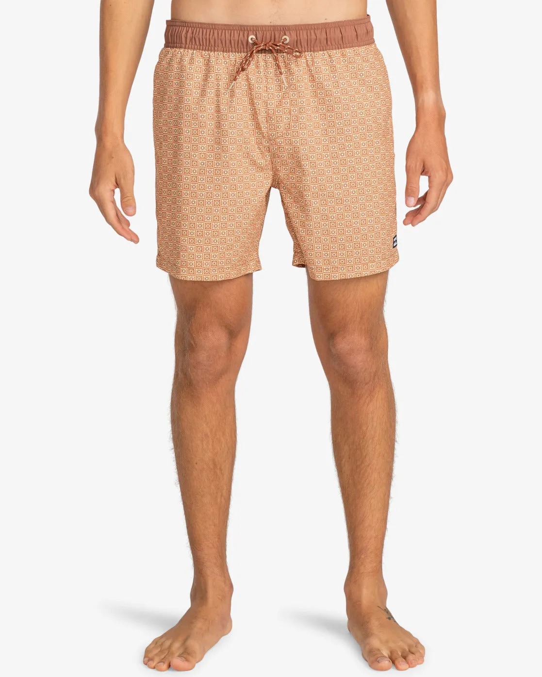 Billabong Mens Good Times Layback 16" Swim Shorts - Mustard