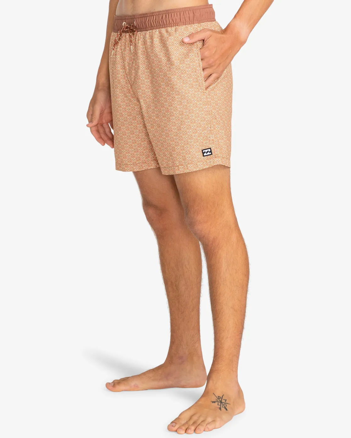 Billabong Mens Good Times Layback 16" Swim Shorts - Mustard