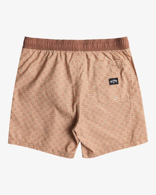 Billabong Mens Good Times Layback 16" Swim Shorts - Mustard