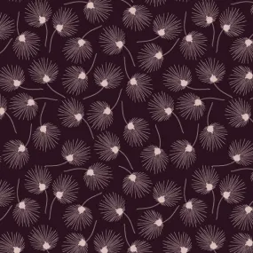 Blowing Blooms - Burgundy