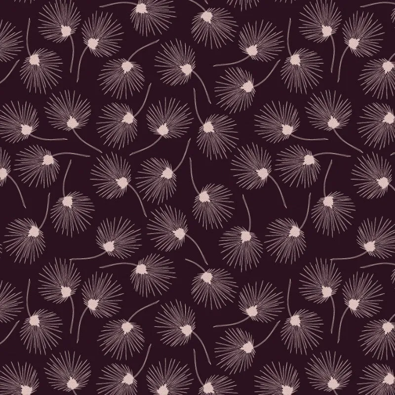 Blowing Blooms - Burgundy