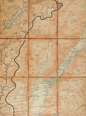 Bolton New York 1897 US Geological Survey Folding Map