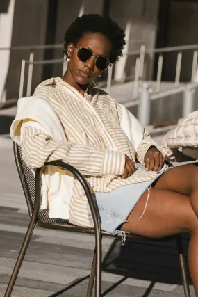 Brenn Button Up in Brown
