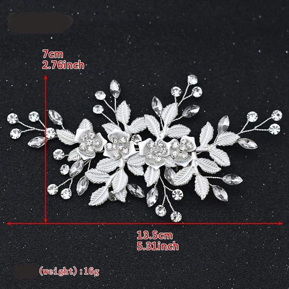 Bridal Rhinestone Hair Comb Clip