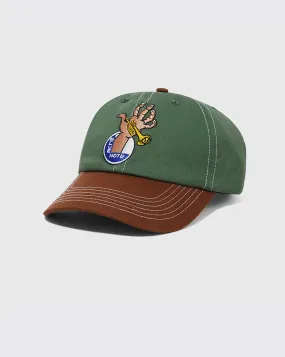 Butter Goods x Blue Note 6 Panel Hat - Sage/Brown