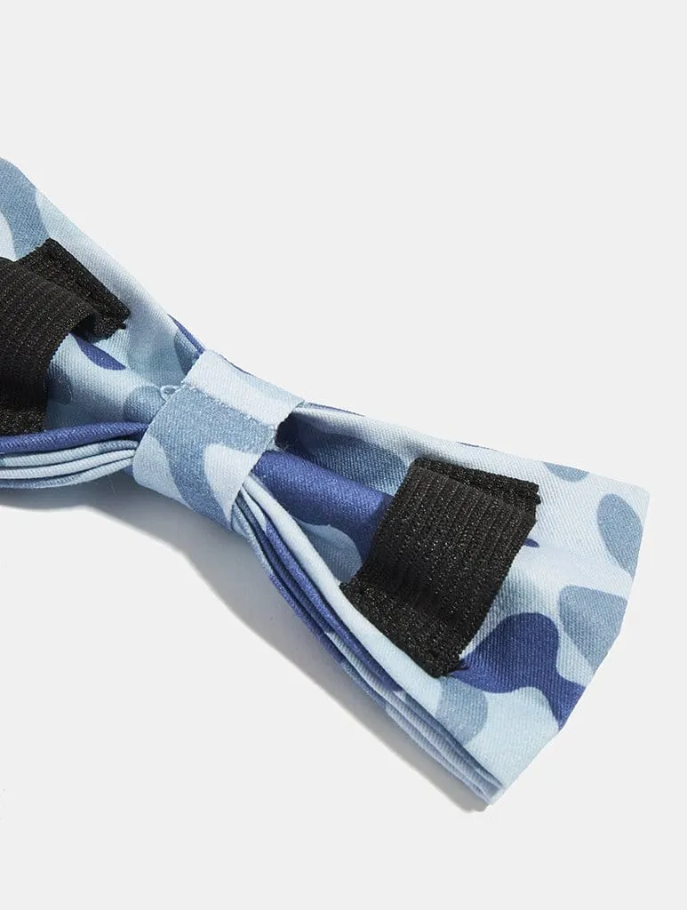 Camo Printed Easy Attach Pet Bow
