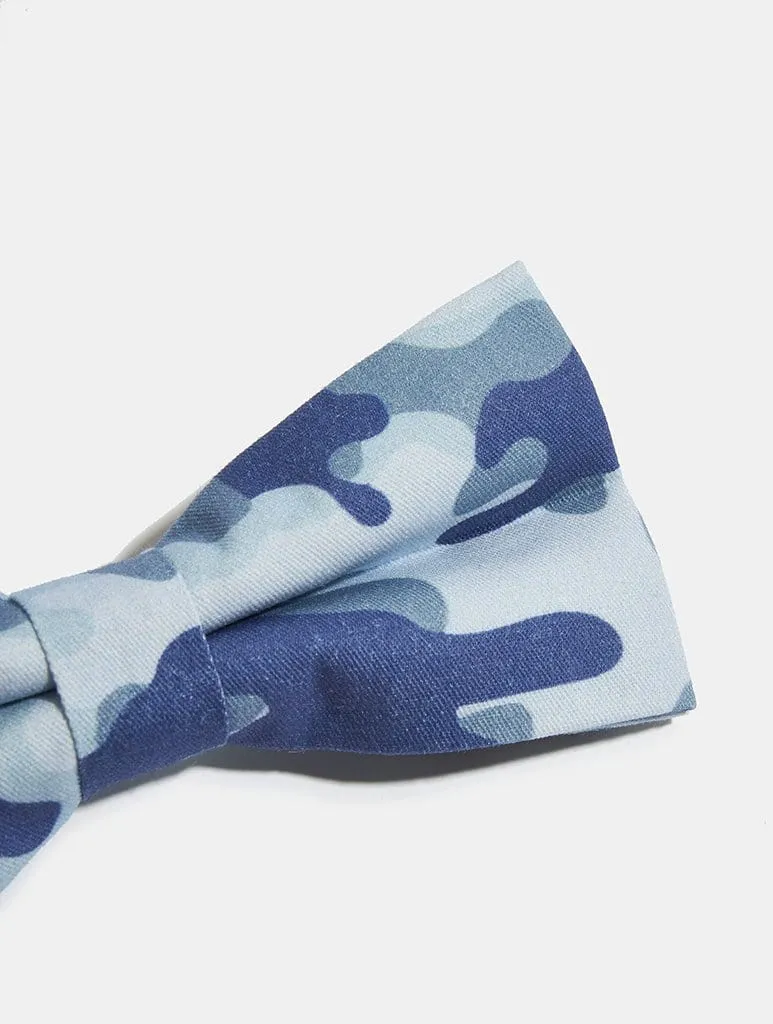 Camo Printed Easy Attach Pet Bow