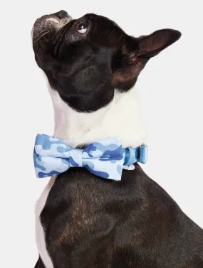 Camo Printed Easy Attach Pet Bow