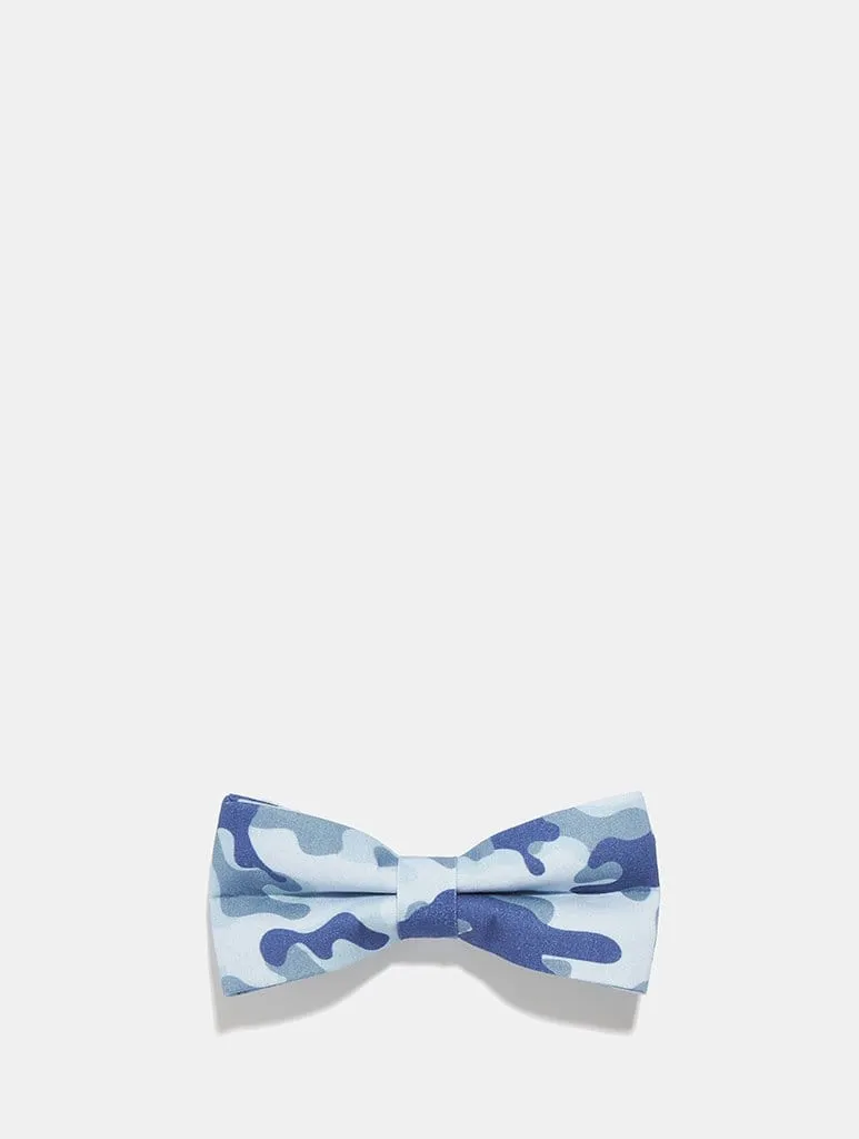 Camo Printed Easy Attach Pet Bow