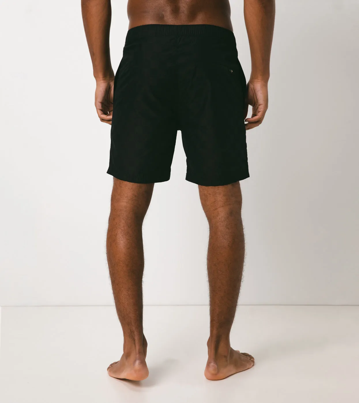 Checkerboard Laguna Short Black