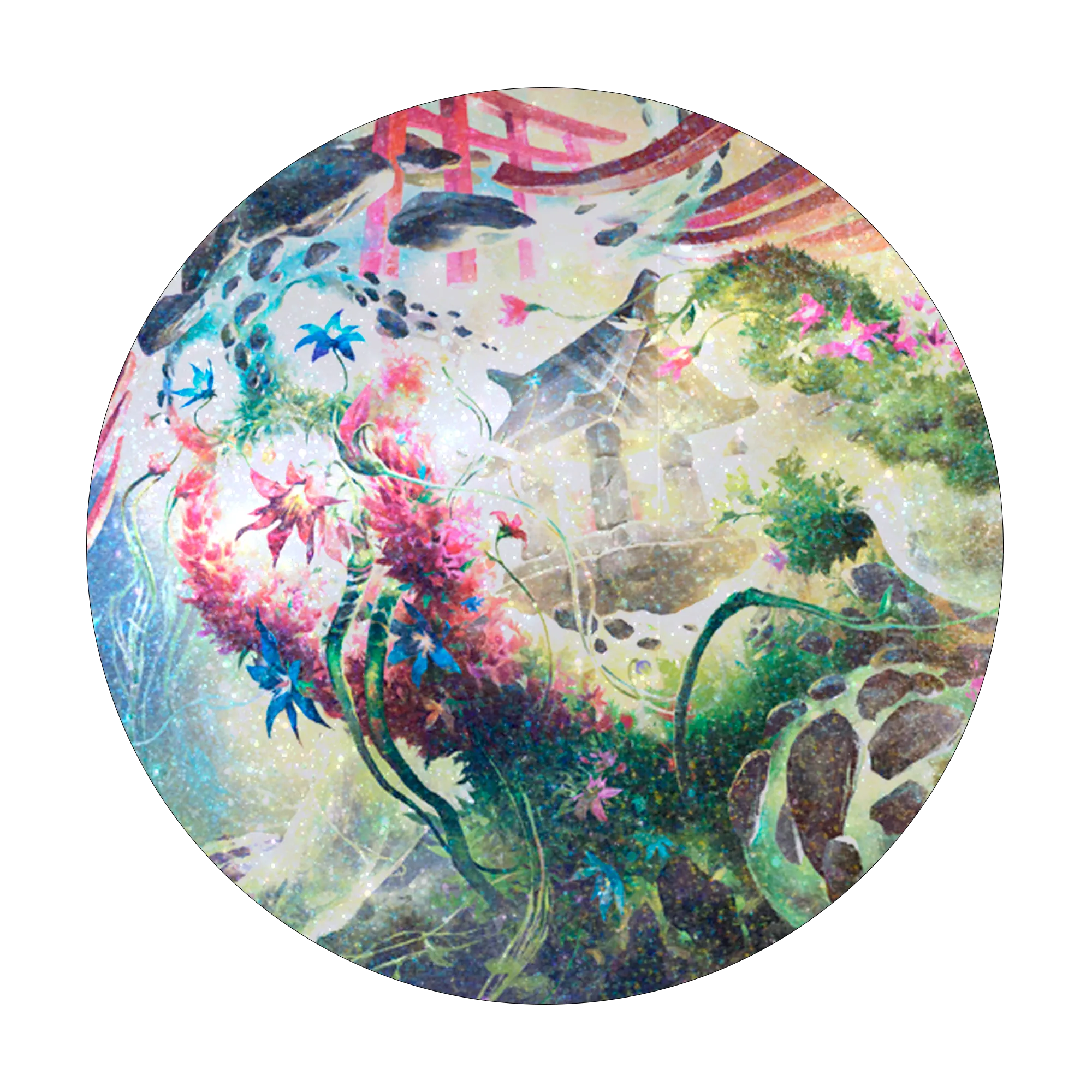 Commander Series #2: Allied - Go-Shintai Holofoil Standard Gaming Playmat for Magic: The Gathering