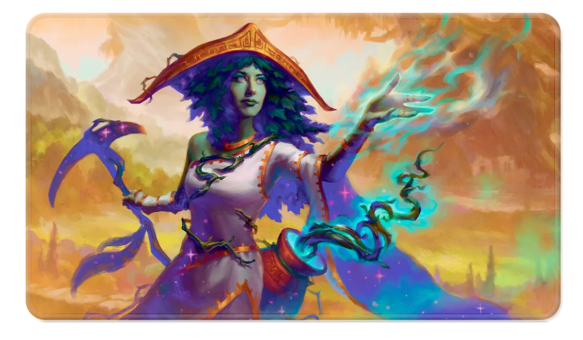 Commander Series #2: Allied - Sythis Stitched Standard Gaming Playmat for Magic: The Gathering
