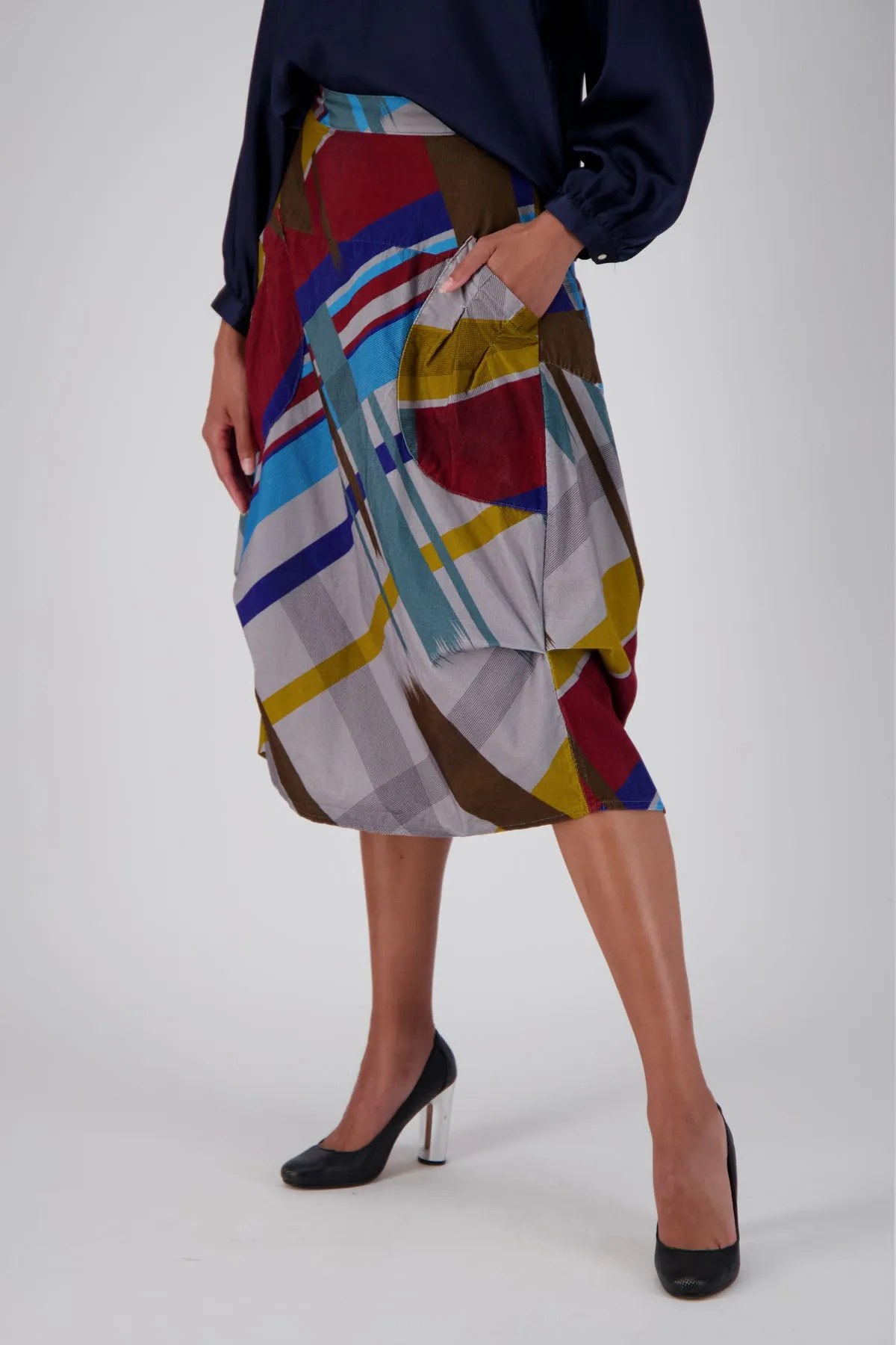 Crossroads Milwaukee Skirt Primary in Fine Cord