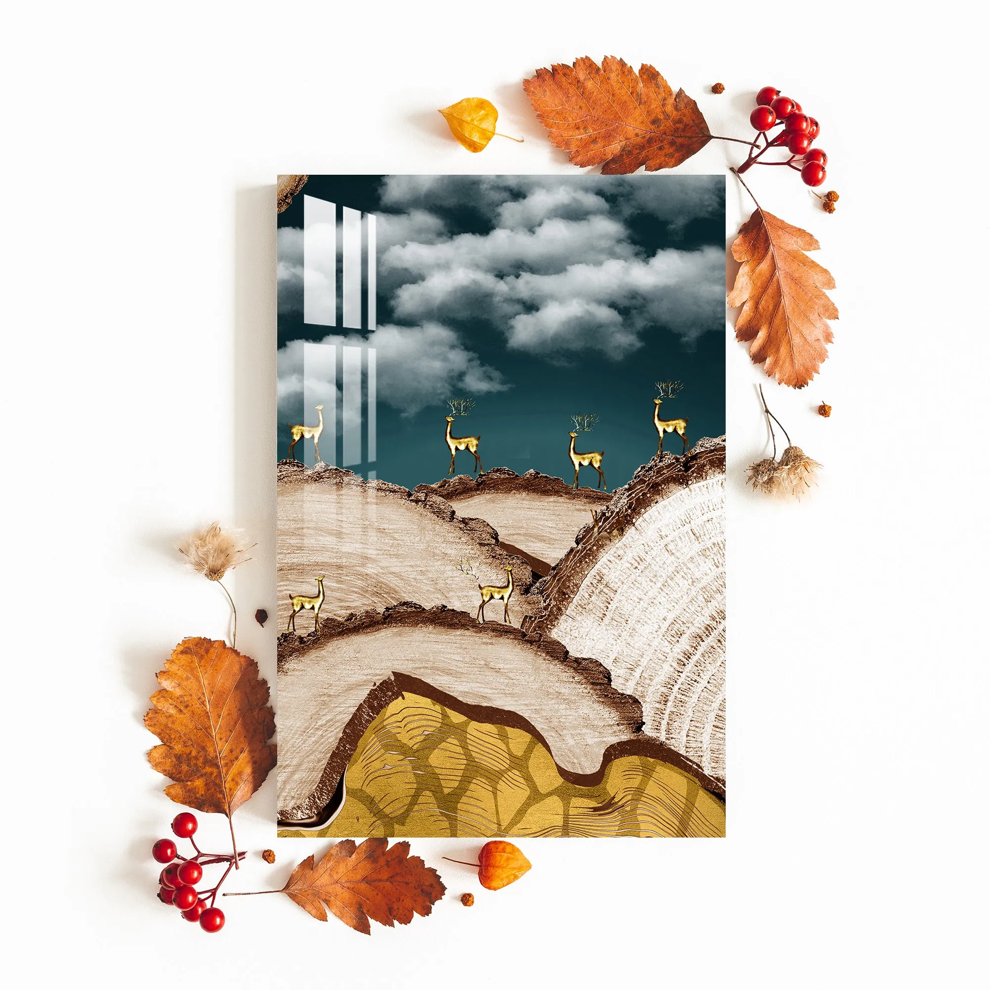 Deer Farm Acrylic Wall Art