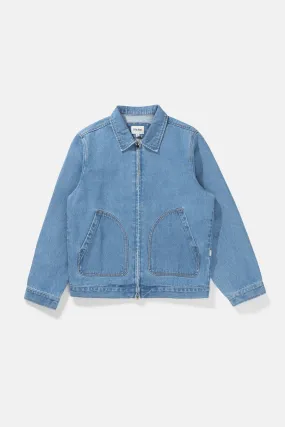 Denim Utility Jacket Worn Indigo