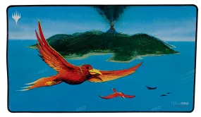 Dominaria Remastered Birds of Paradise Black Stitched Standard Gaming Playmat for Magic: The Gathering