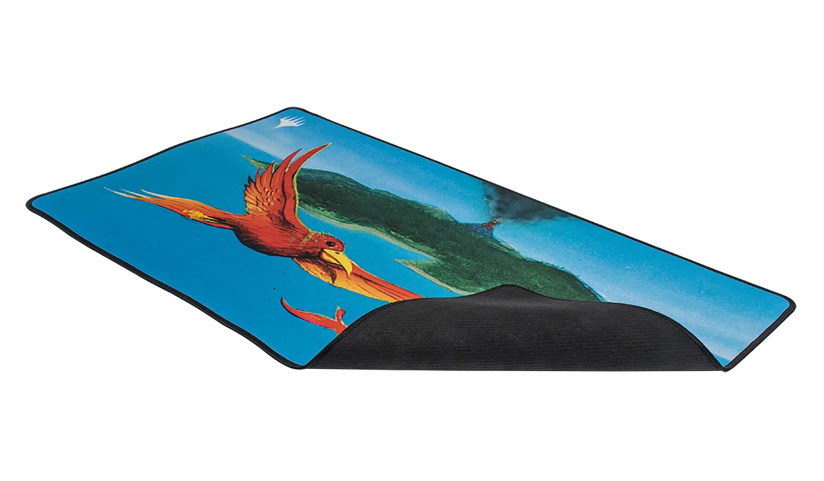 Dominaria Remastered Birds of Paradise Black Stitched Standard Gaming Playmat for Magic: The Gathering