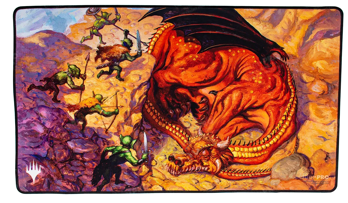 Dominaria Remastered Sneak Attack Black Stitched Standard Gaming Playmat for Magic: The Gathering