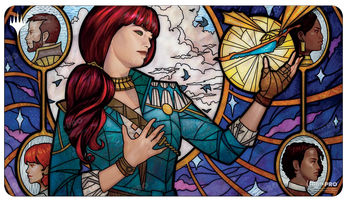 Dominaria United Jhoira, Ageless Innovator Standard Gaming Playmat for Magic: The Gathering