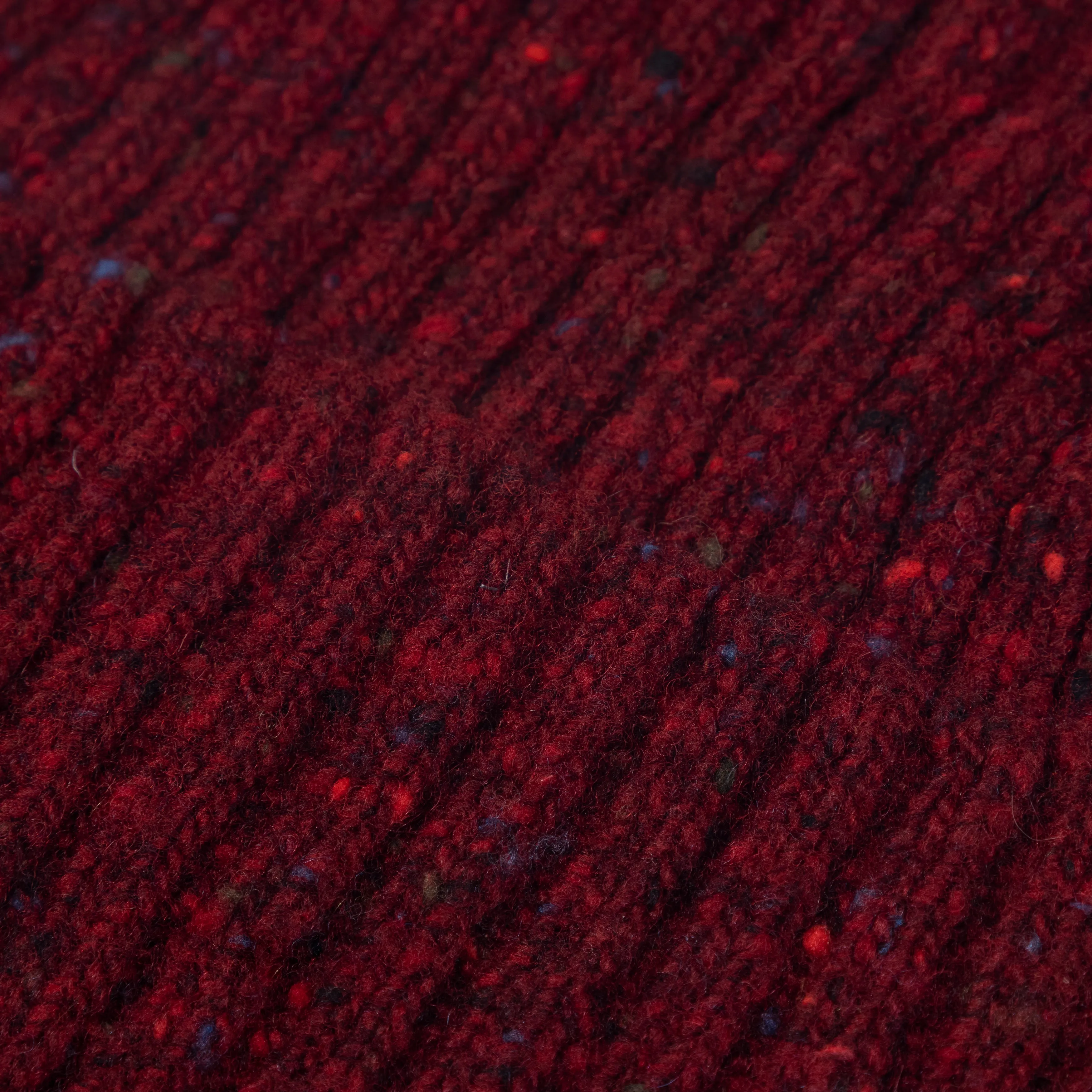 Donegal Merino Wool Ribbed Knit Hat