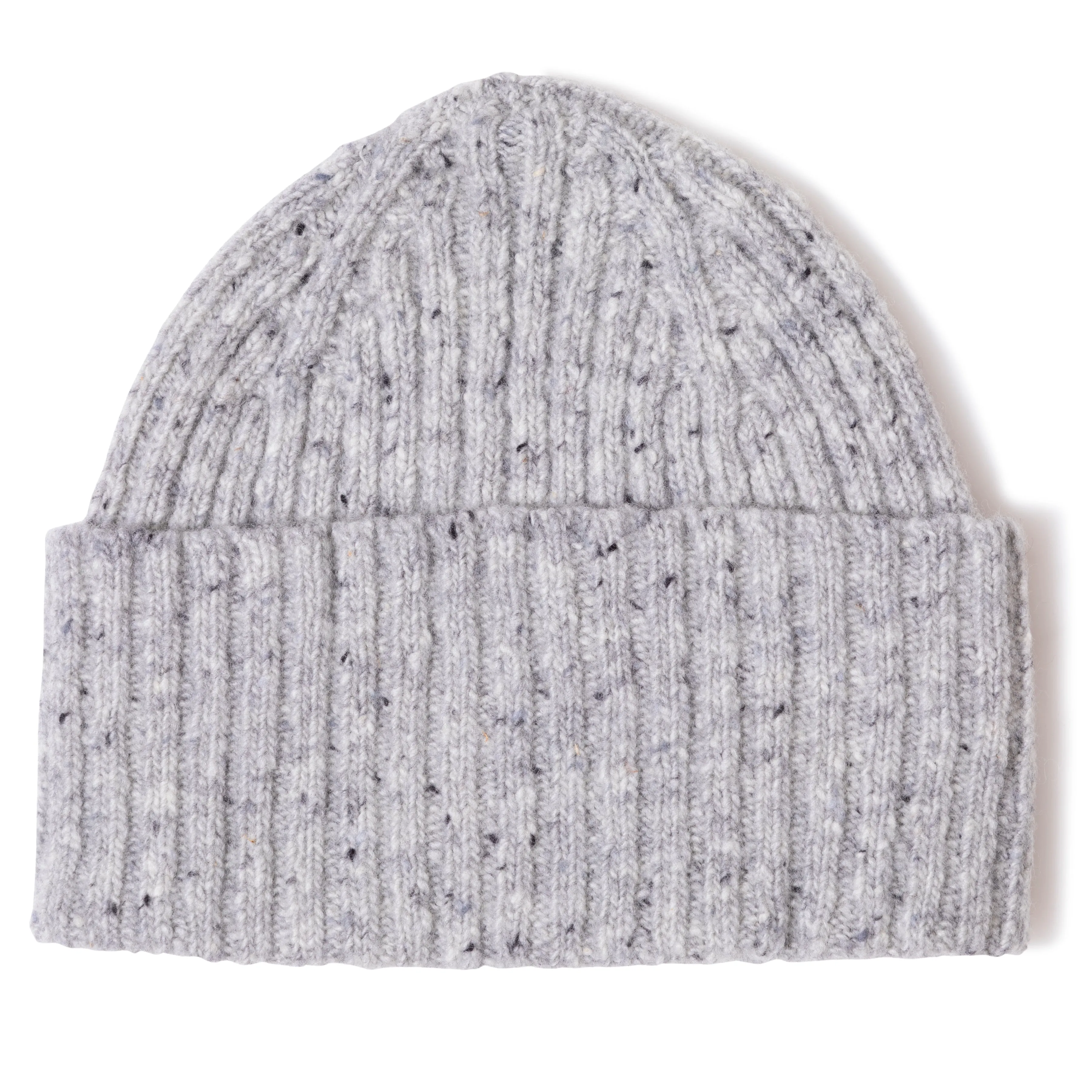 Donegal Merino Wool Ribbed Knit Hat