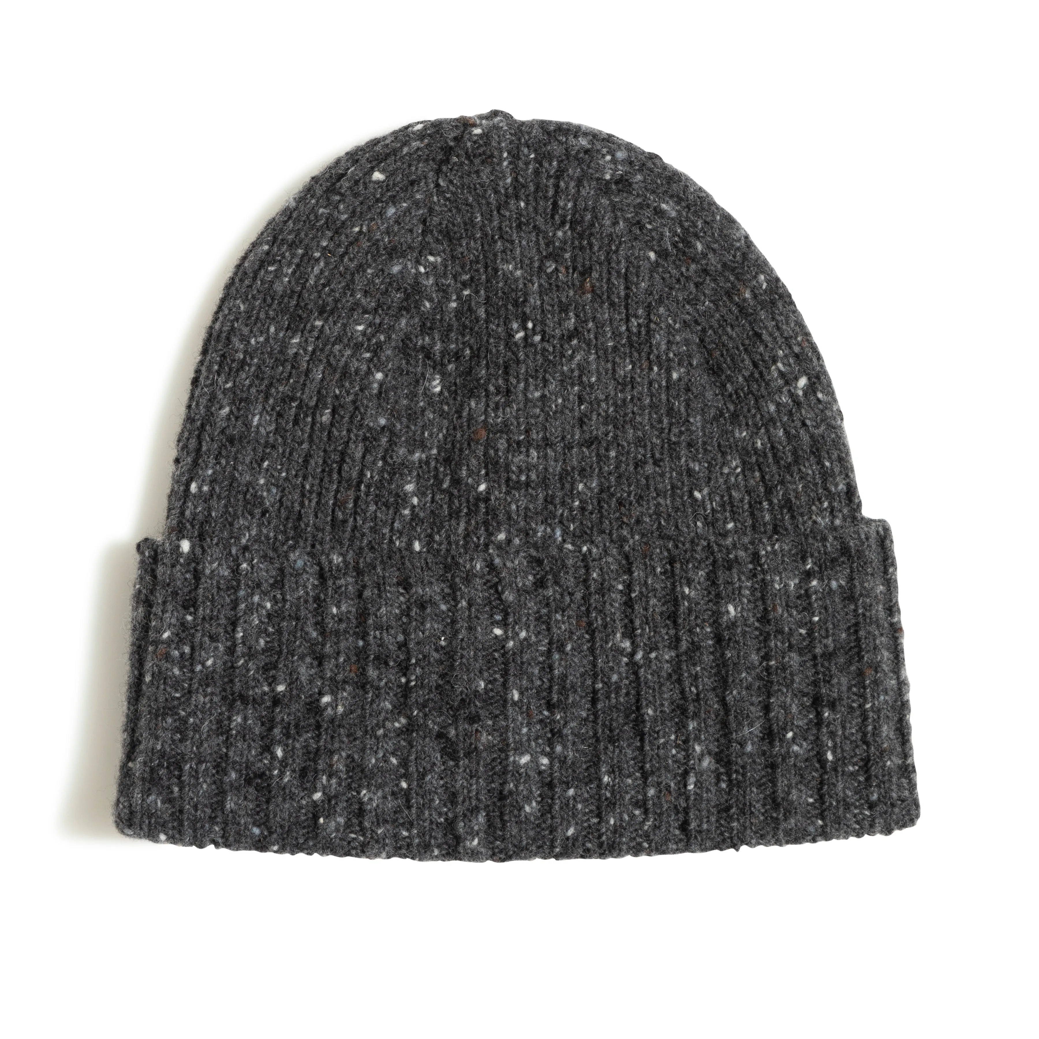 Donegal Merino Wool Ribbed Knit Hat