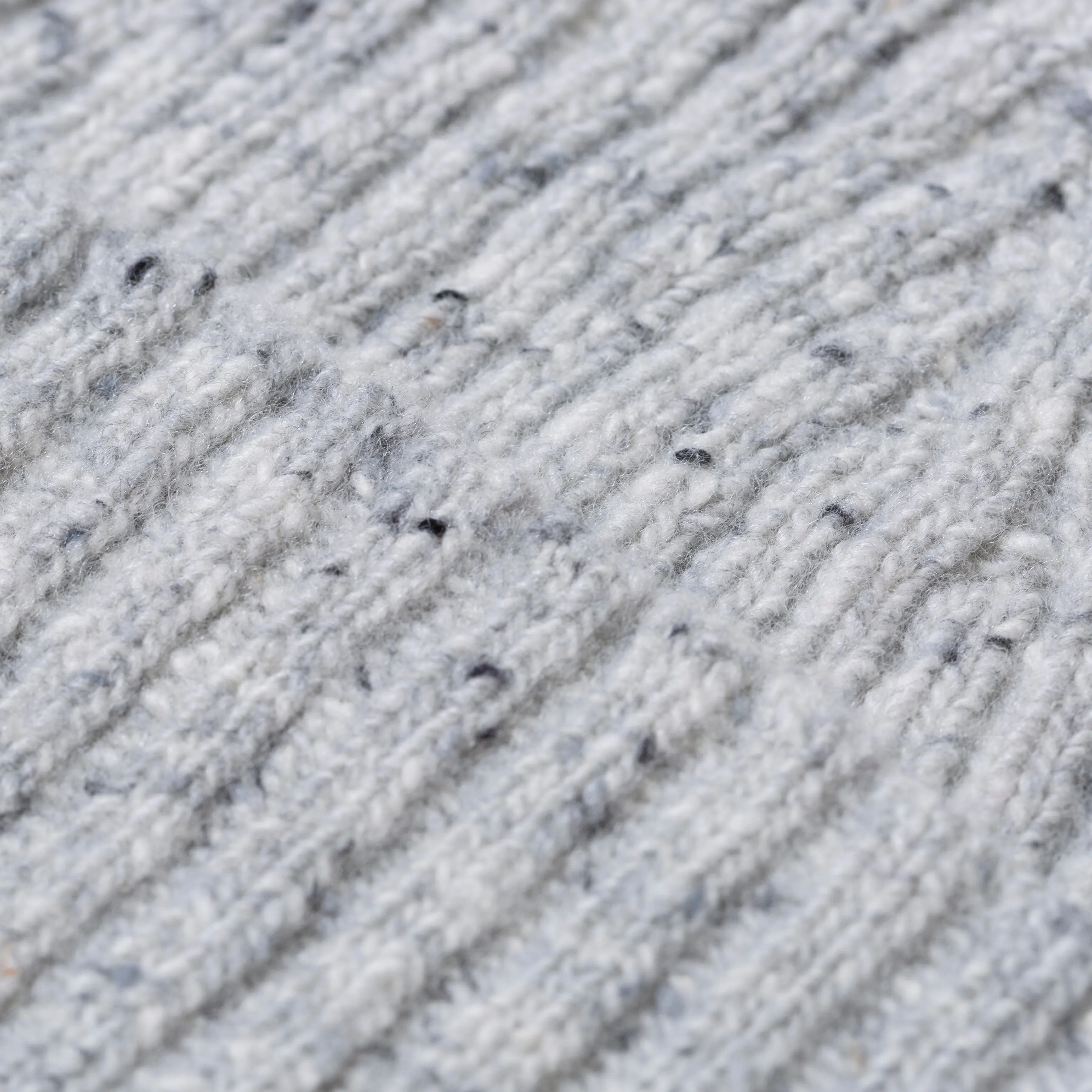 Donegal Merino Wool Ribbed Knit Hat