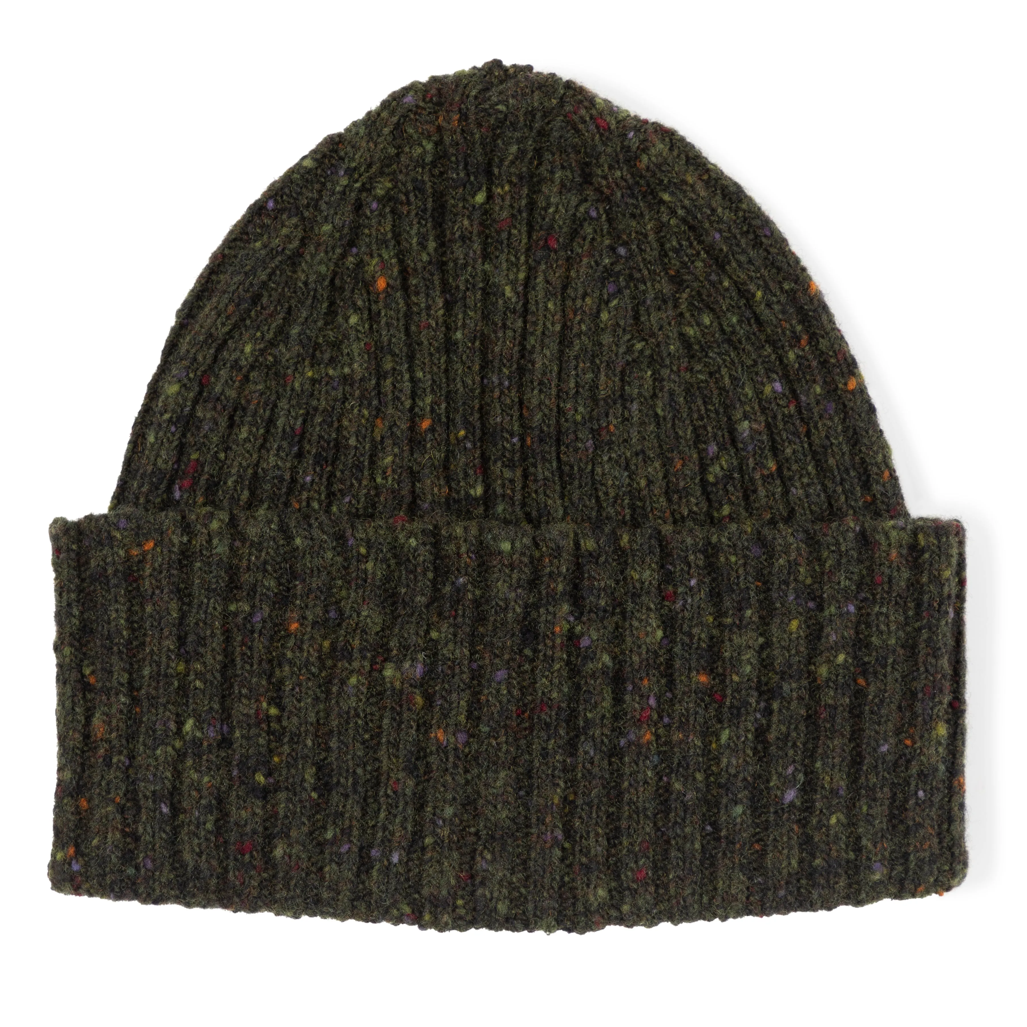 Donegal Merino Wool Ribbed Knit Hat