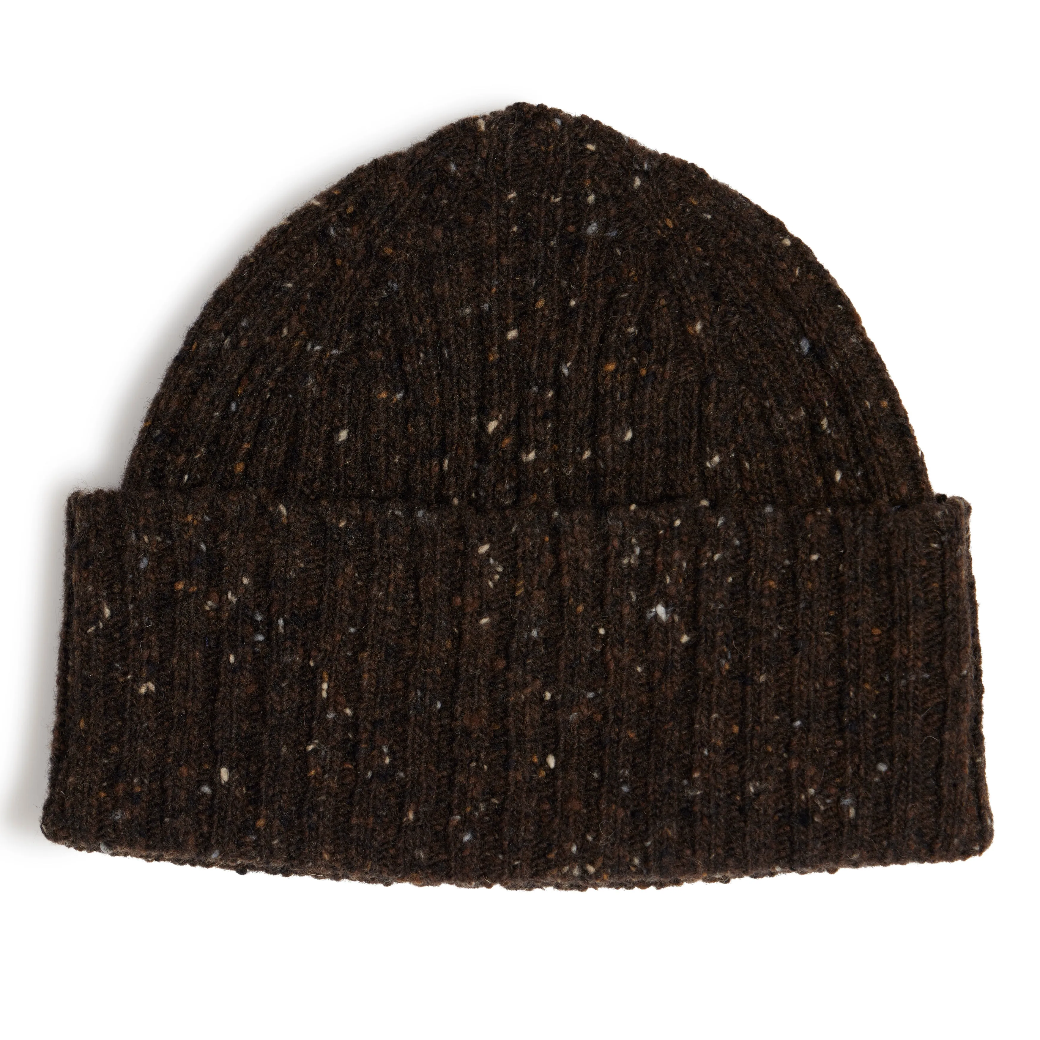 Donegal Merino Wool Ribbed Knit Hat
