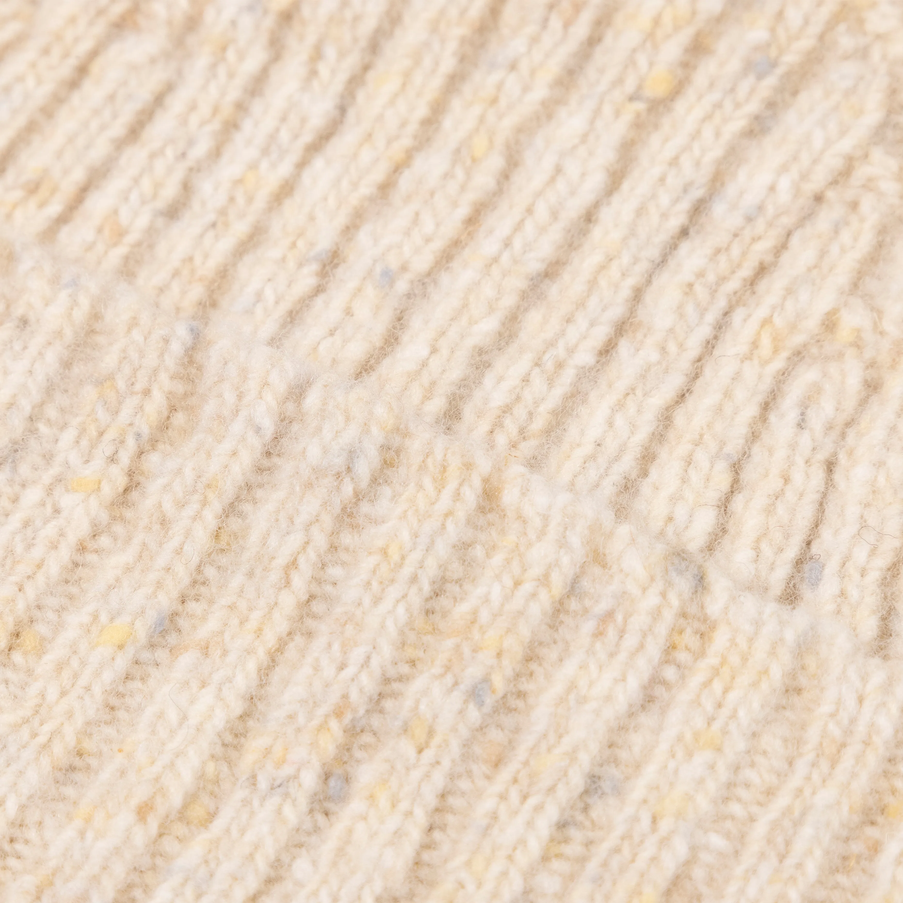 Donegal Merino Wool Ribbed Knit Hat
