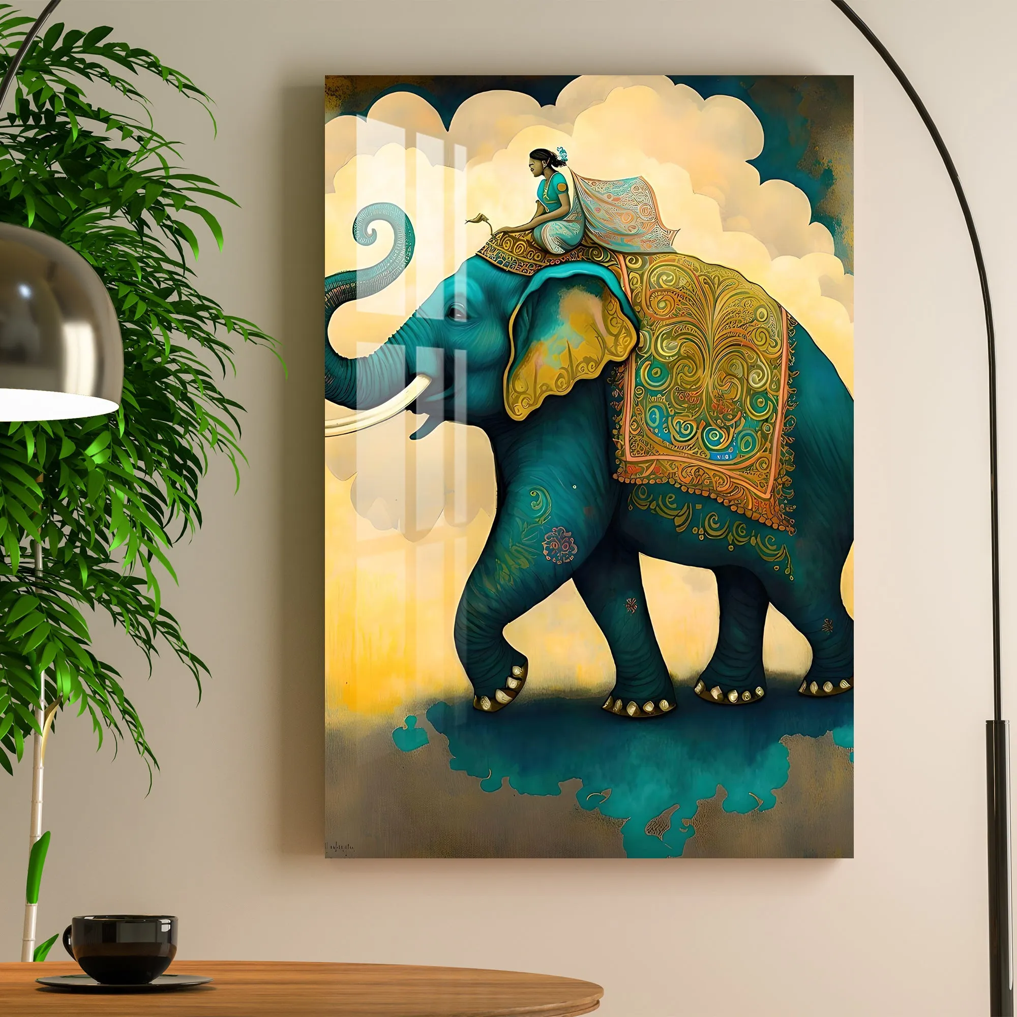 Dreamy Elephant Acrylic Wall Art