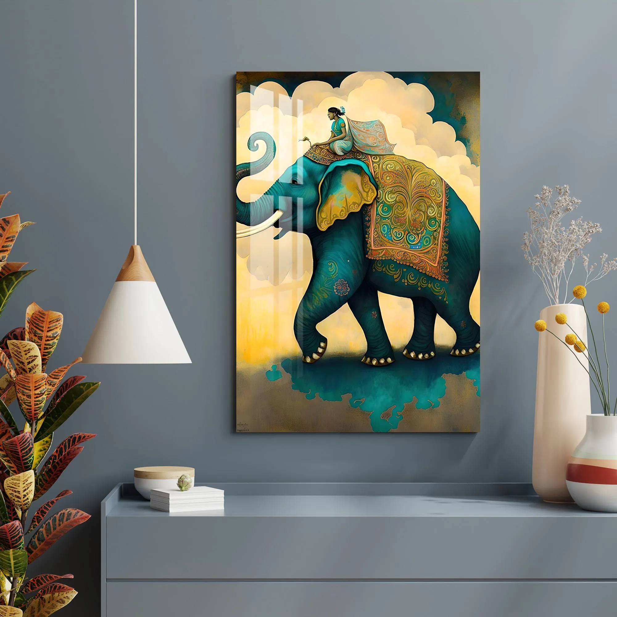 Dreamy Elephant Acrylic Wall Art