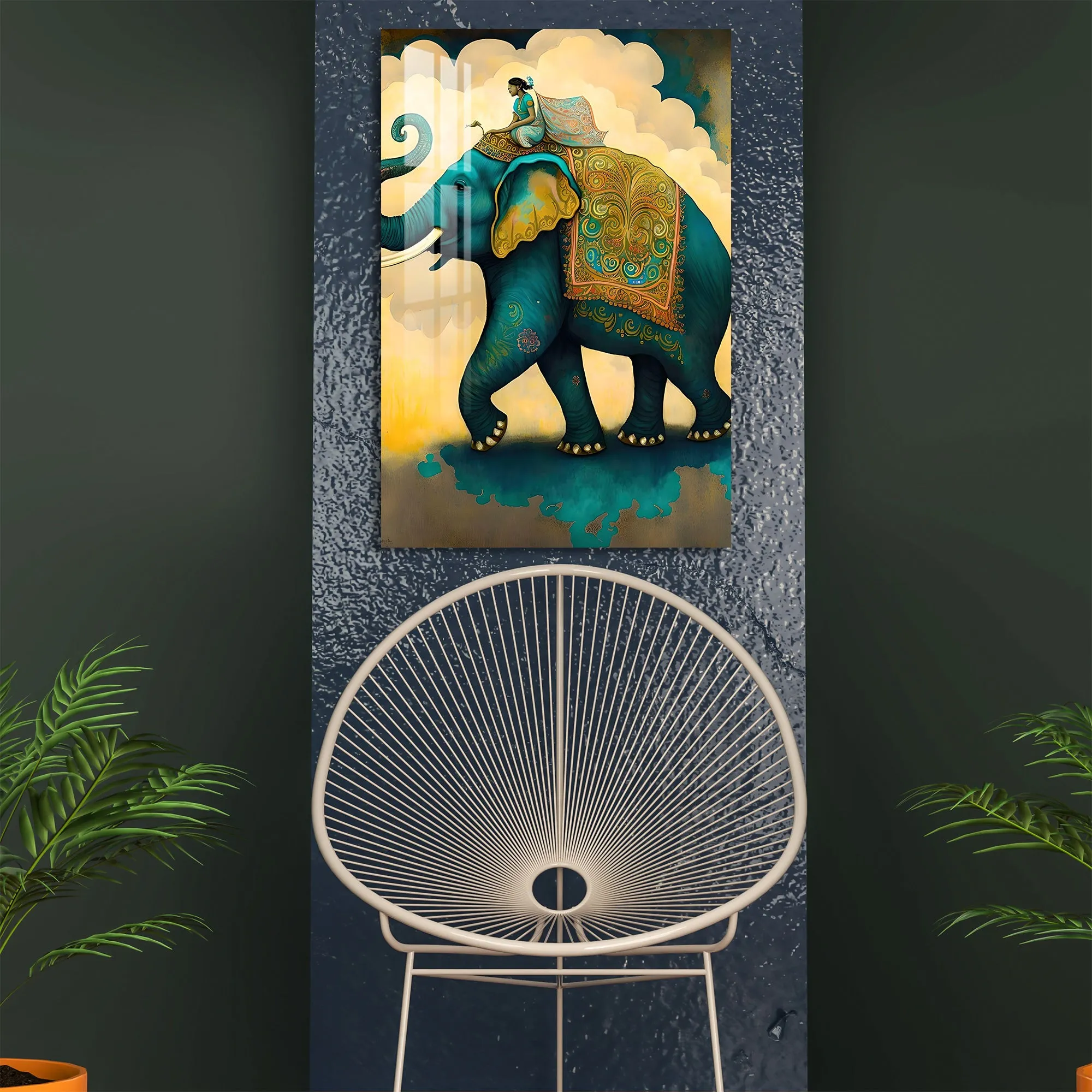 Dreamy Elephant Acrylic Wall Art
