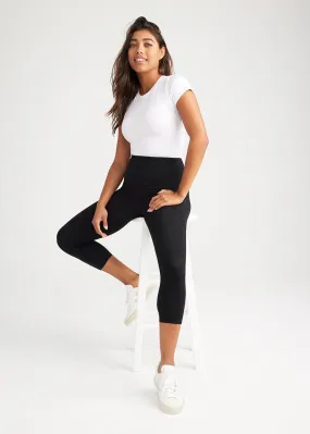 Gloria 7/8 Ankle Shaping Legging Black- Cotton Stretch