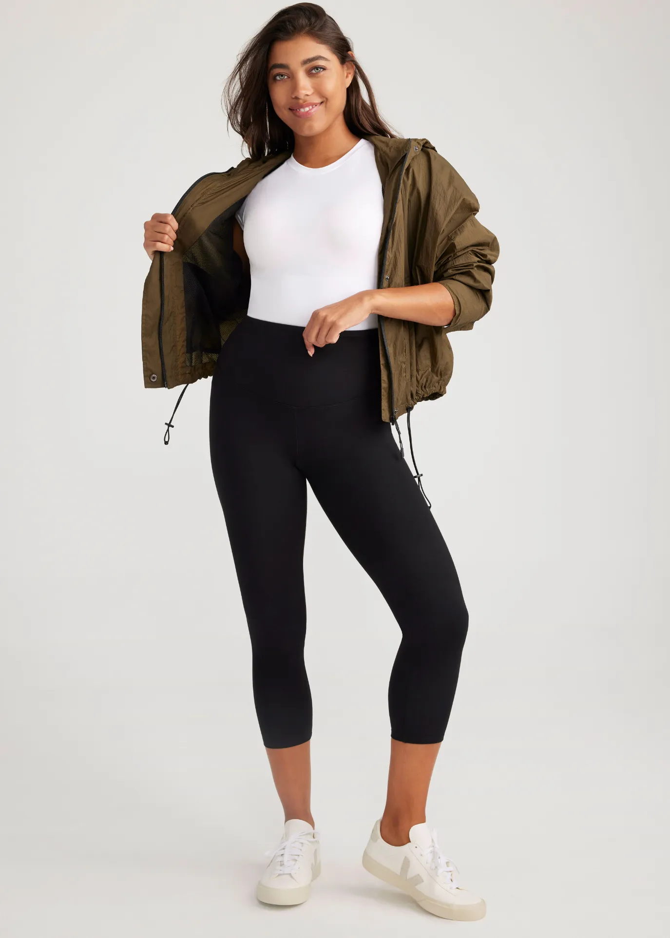 Gloria 7/8 Ankle Shaping Legging Black- Cotton Stretch