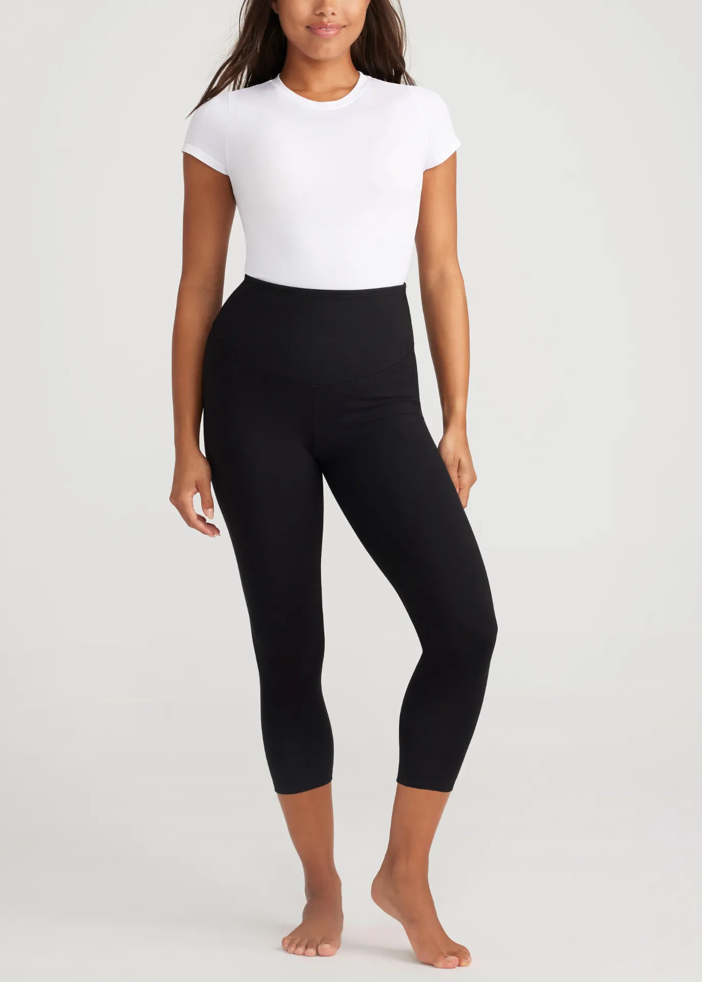 Gloria 7/8 Ankle Shaping Legging Black- Cotton Stretch