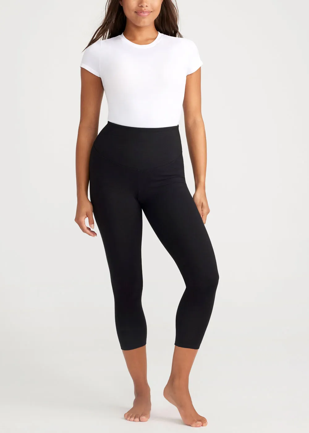 Gloria 7/8 Ankle Shaping Legging Black- Cotton Stretch