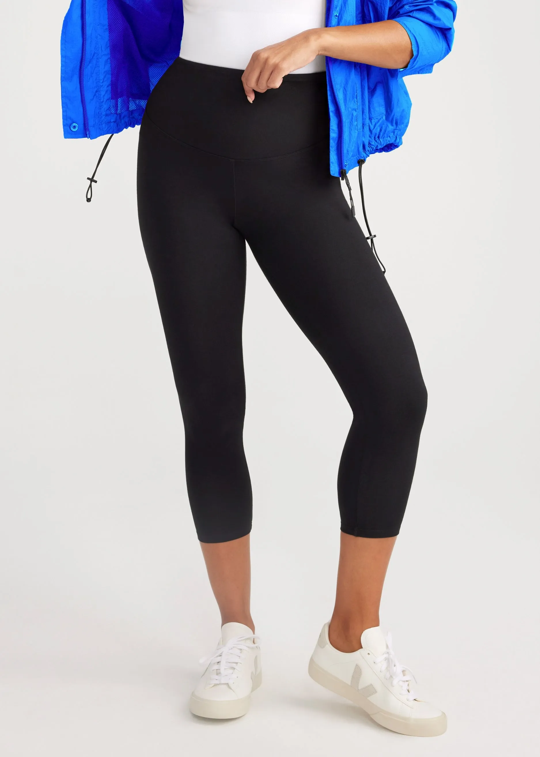 Gloria 7/8 Ankle Shaping Legging Black- Cotton Stretch