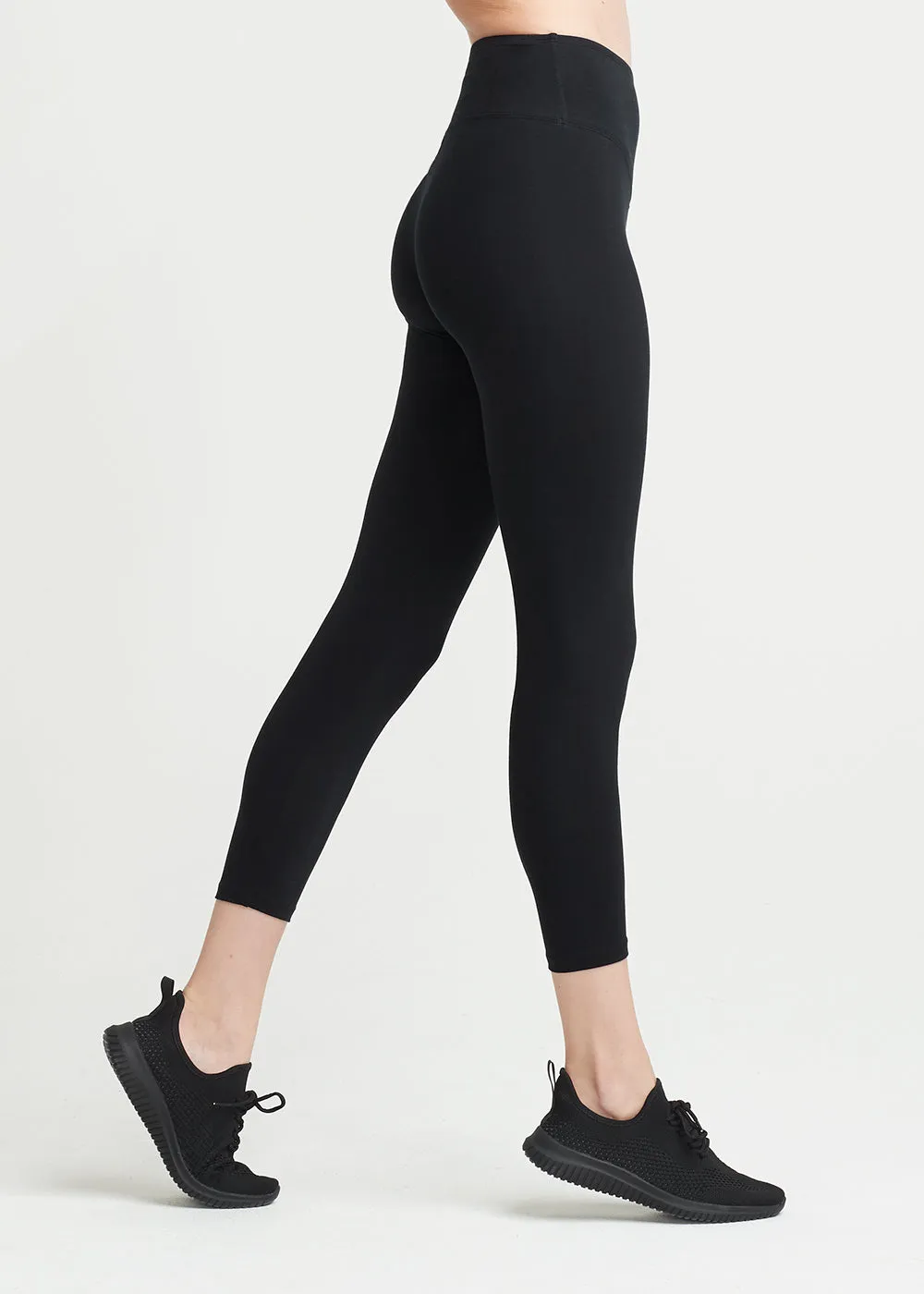 Gloria 7/8 Ankle Shaping Legging Black- Cotton Stretch